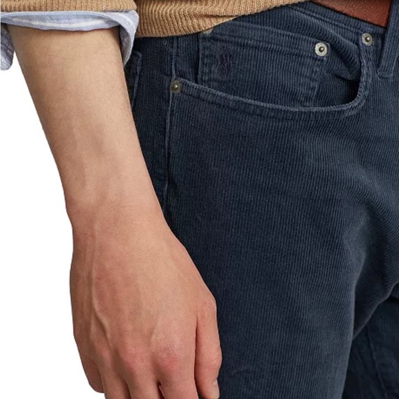 Polo, Ralph Lauren, authentic dungarees boys, size 14‎ navy blue corduroy pants - Picture 3 of 6